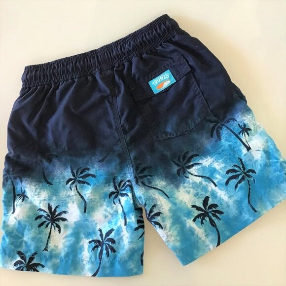 TRUNKS SURF & SWIM TIE-DYED TROICAL PALM TREE SWIM TRUNKS - Picture 3 of 7